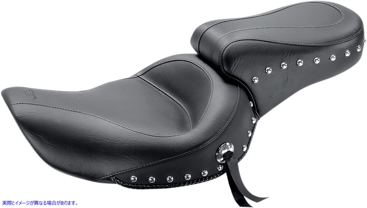 取寄せ スタッズ付き2アップシート マスタング Studded Seat - Dyna '96-'03 75533 DS905567