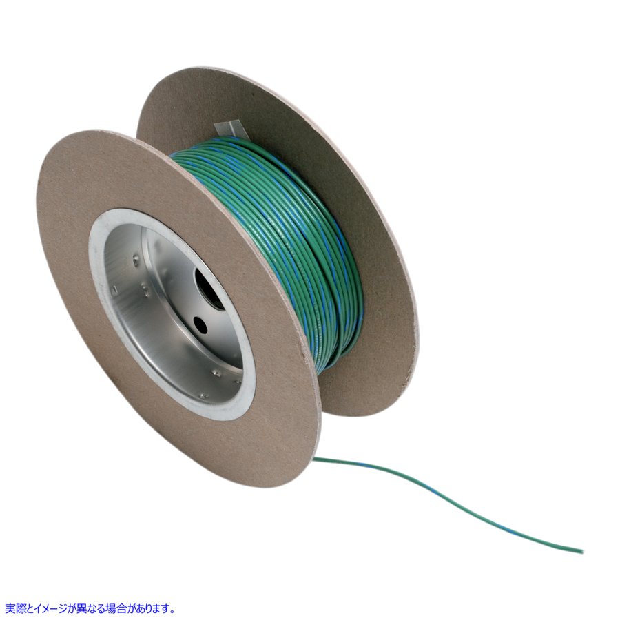 取寄せ 100フィートのワイヤースプール - 18ゲージ - 緑/青 ナムズ 100' Wire Spool - 18 Gauge - Green/Blue NWR-56-100 21200516