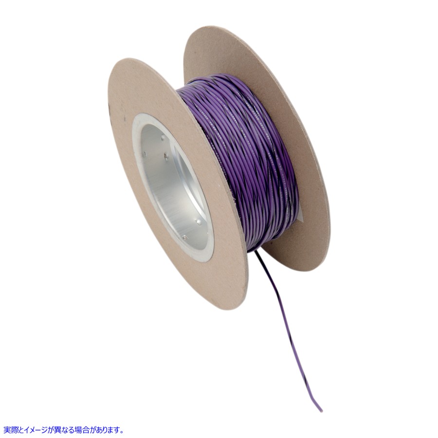 取寄せ 100フィートのワイヤースプール - 18ゲージ - バイオレット/ブラック ナムズ 100' Wire Spool - 18 Gauge - Violet/Black NWR-70-100 21200521