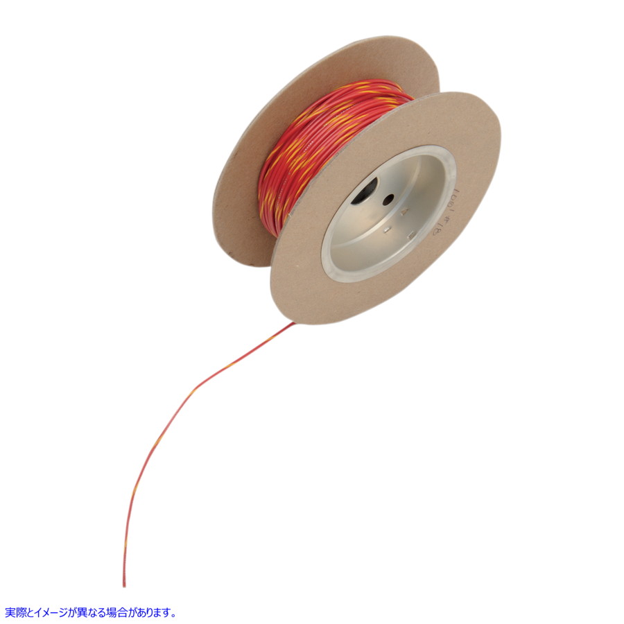 取寄せ 100フィートのワイヤースプール - 18ゲージ - 赤/黄 ナムズ 100' Wire Spool - 18 Gauge - Red/Yellow NWR-24-100 21200612