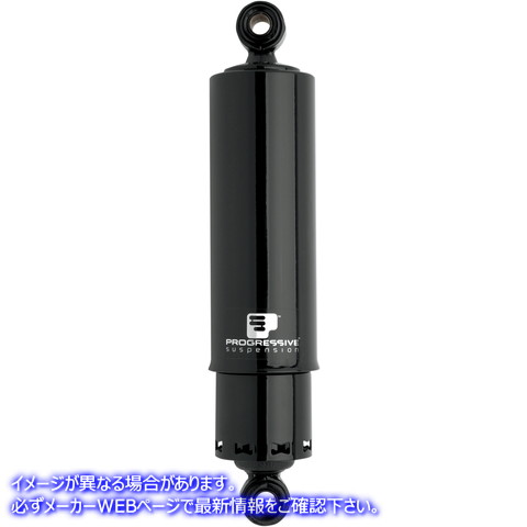 取寄せ 412シリーズショック - 11.5インチ - スタンダード - ブラック - FLH/T プログレッシブ サスペンション 412 Series Shock - 11.5 - Standard - Black - FLH/T 412-4074B 13100473