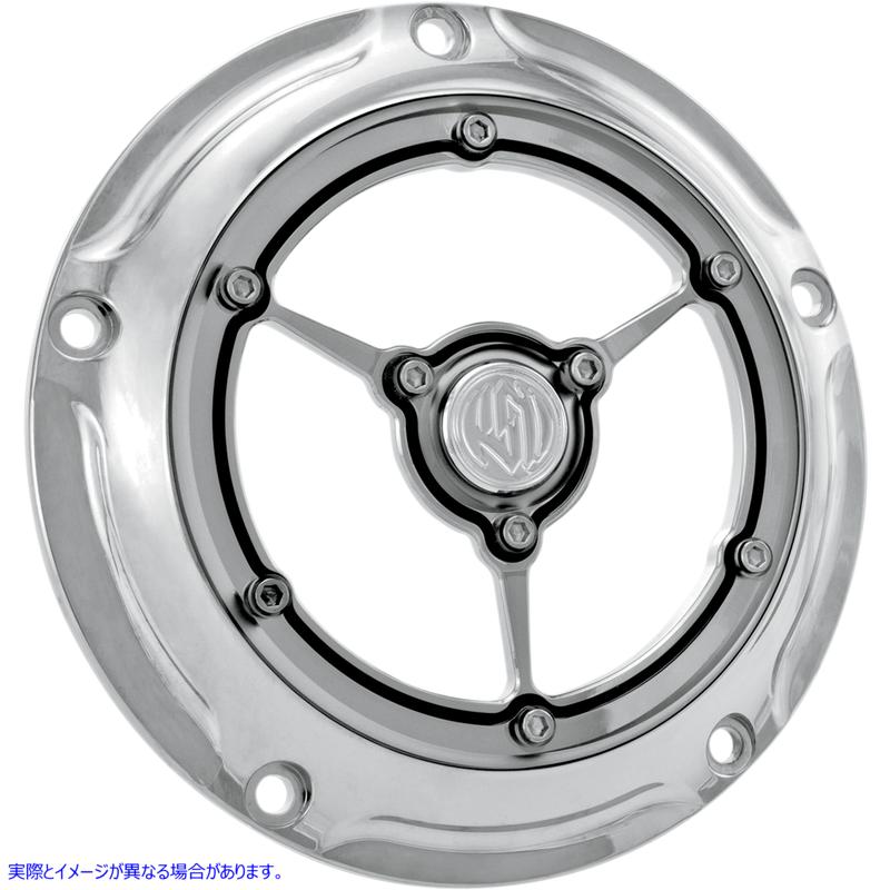 取寄せ クラリティダービーカバー - クローム RSD ローランドサンズデザイン Clarity Derby Cover - Chrome 0177-2007-CH 09401062