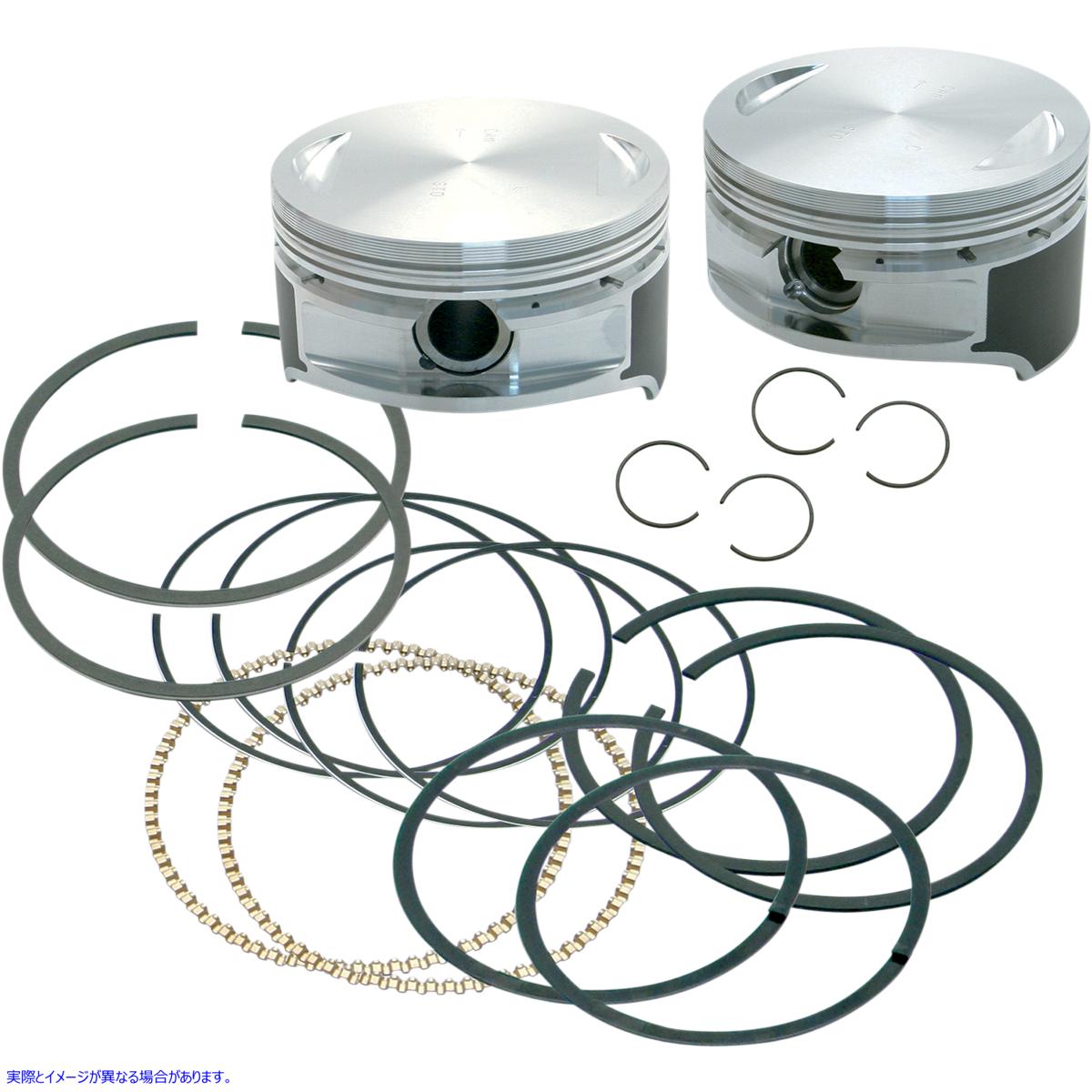取寄せ 106 ピストンキット エスアンドエス サイクル Standard Pistons 92-1210 09200001