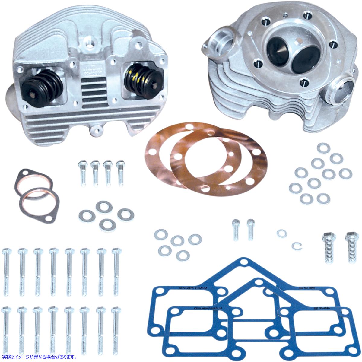 取寄せ Super Stock?シリンダーヘッドキット エスアンドエス サイクル Cylinder Head Kit - Big Twin 90-1498 09300009