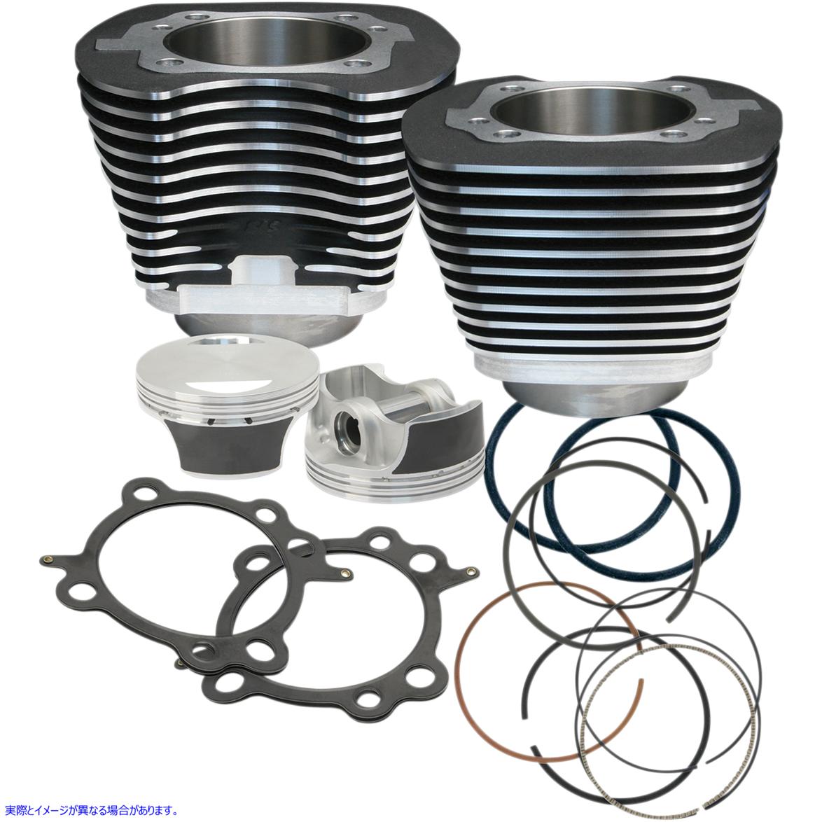 取寄せ ビッグボアシリンダーキット エスアンドエス サイクル Cylinder Kit - Twin Cam 910-0206 09310434