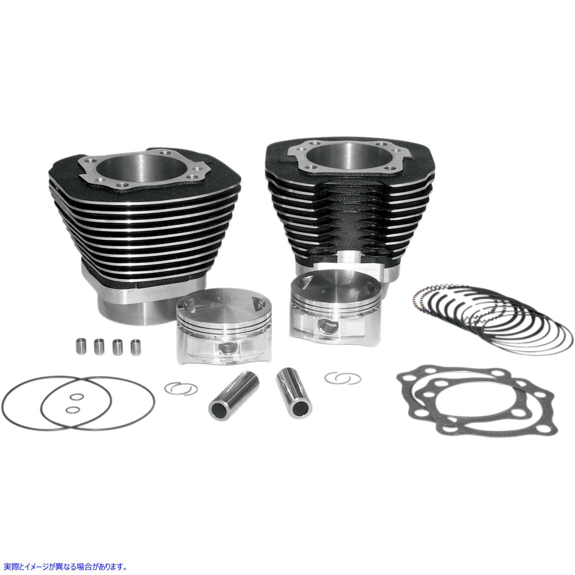 取寄せ ビッグボアシリンダーキット エスアンドエス サイクル Cylinder Kit - Twin Cam 910-0205 09310436