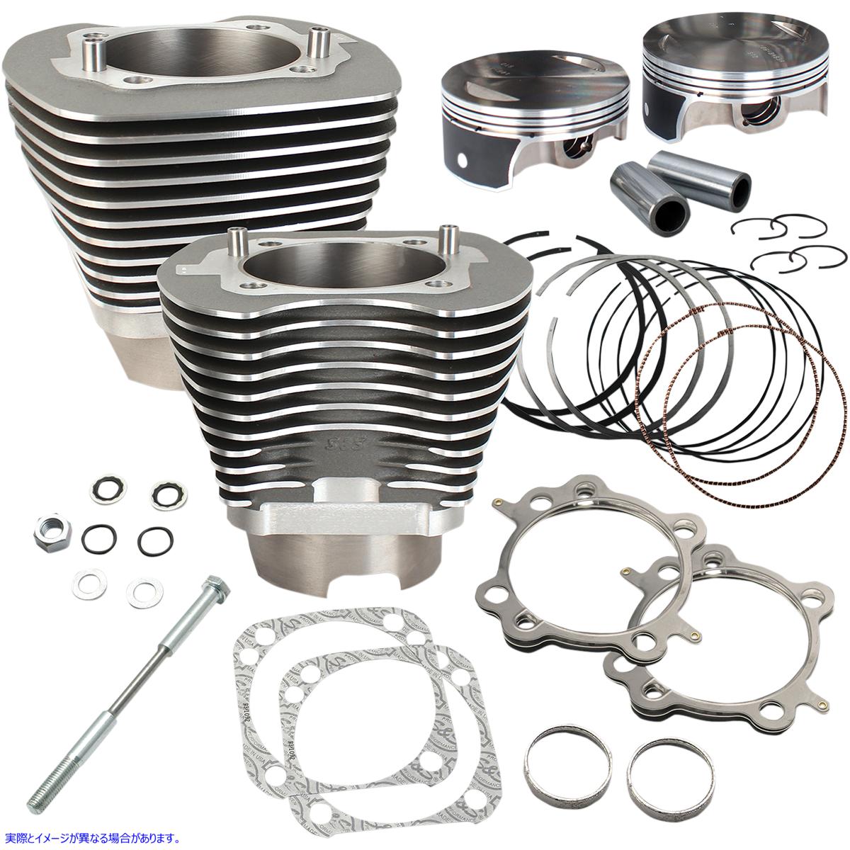 取寄せ ビッグボアシリンダーキット エスアンドエス サイクル Cylinder Kit - Twin Cam 910-0474 09310538