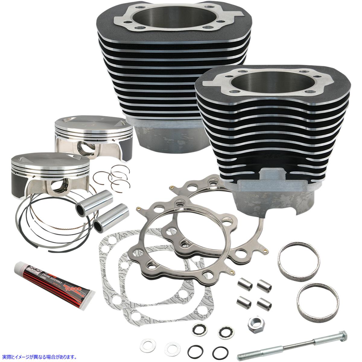 取寄せ ビッグボアシリンダーキット エスアンドエス サイクル Cylinder Kit - Twin Cam 910-0221 09310539