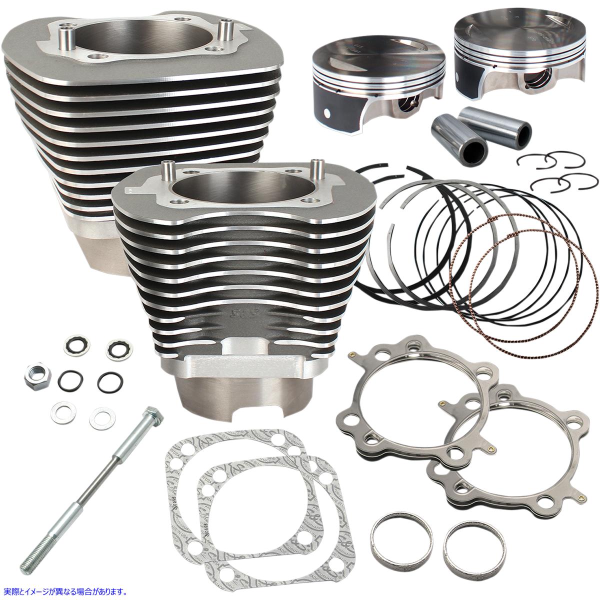 取寄せ ビッグボアシリンダーキット エスアンドエス サイクル Cylinder Kit - Twin Cam 910-0469 09310540