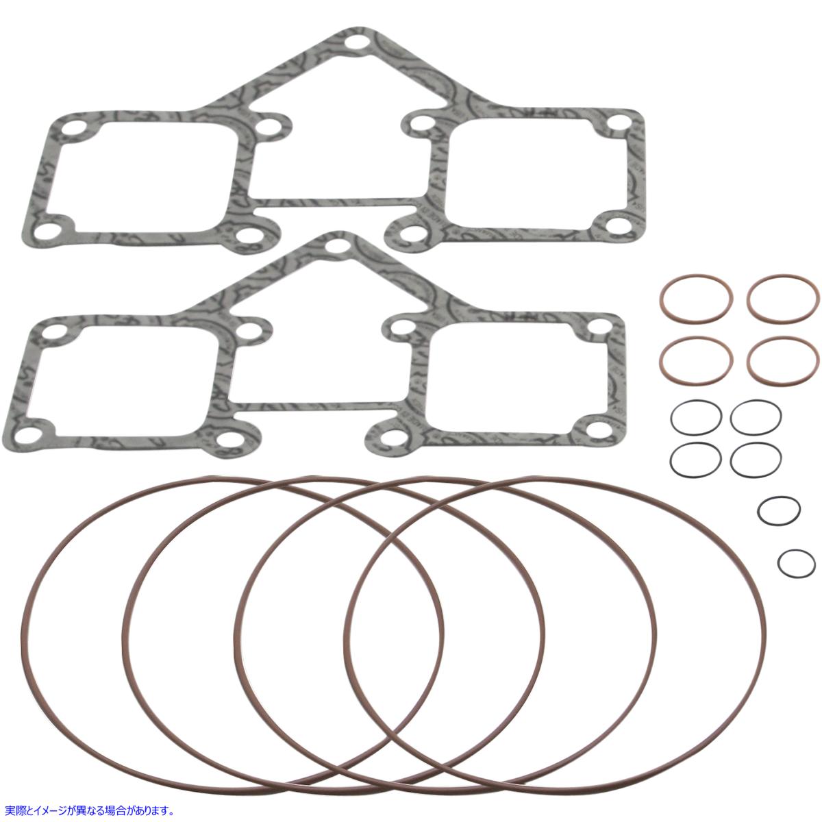 取寄せ ロッカーボックスガスケットセット - ショベルヘッド エスアンドエス サイクル Rocker Box Gasket Set - Shovelhead 90-4311 09341571