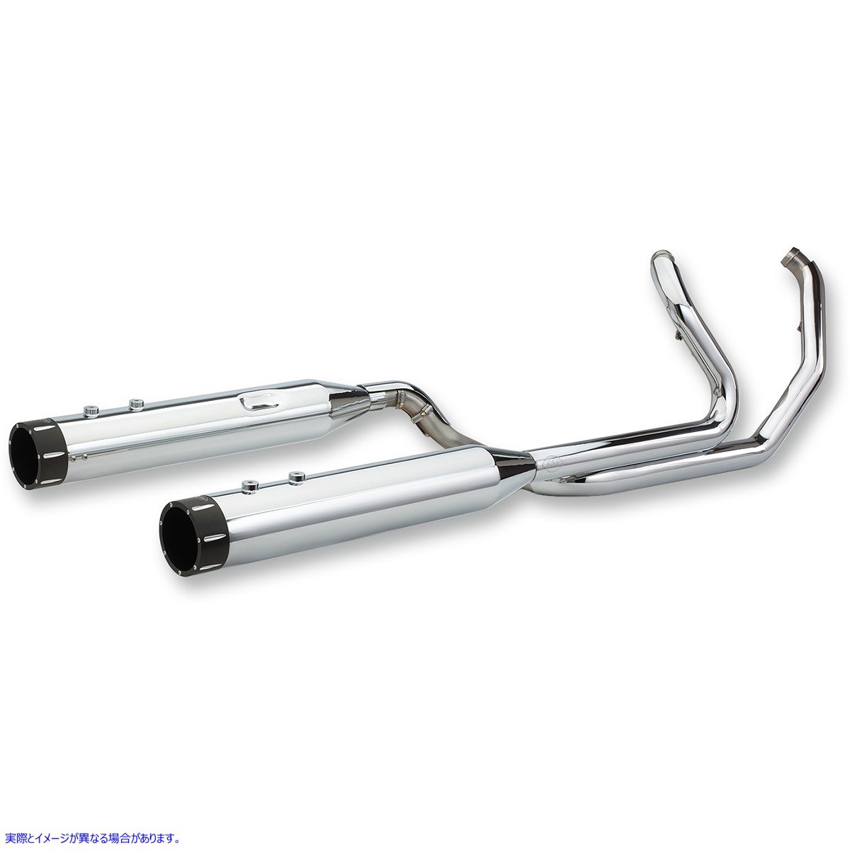 取寄せ エスアンドエス サイクル Exhaust for '09-'16 Touring - Chrome with Tracer Tips 550-0678A 18002189