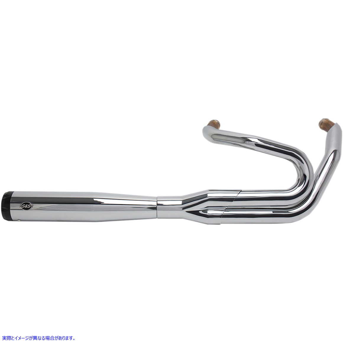 取寄せ Superstreet 2：1エキゾーストシステム エスアンドエス サイクル 2:1 Exhaust for M8 Softail - Chrome 550-0858 18002468