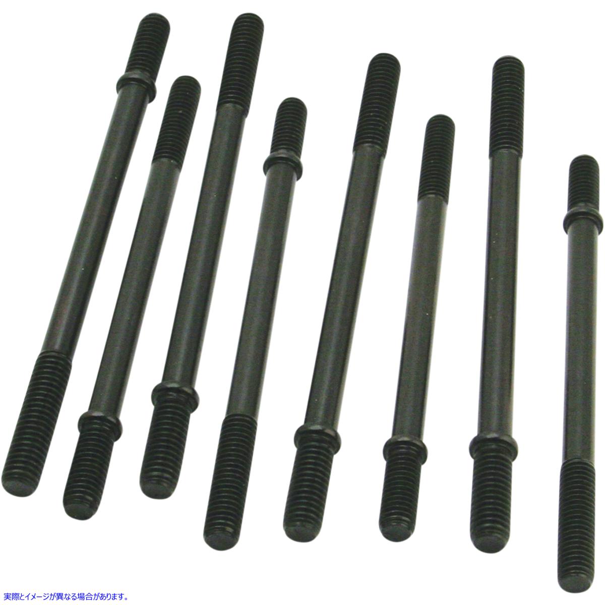 取寄せ シリンダースタッド - ツインカム - 8個パック エスアンドエス サイクル Cylinder Studs - Twin Cam - 8-Pack 31-2340 24010886