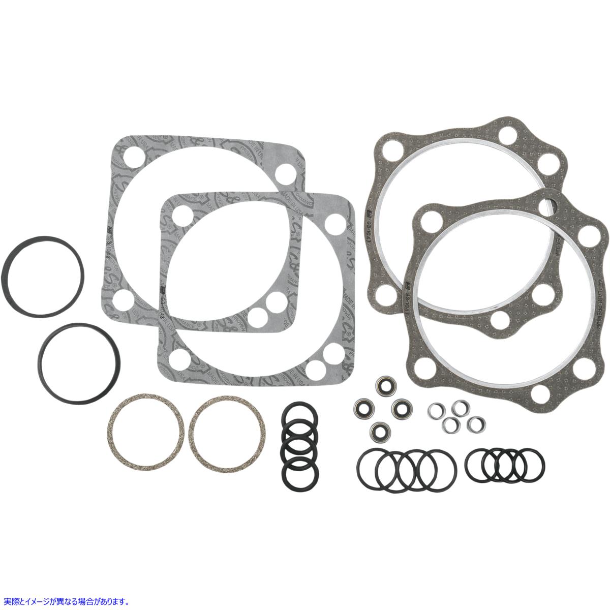 取寄せ トップエンドガスケット - 4-1/8インチ - Evolution エスアンドエス サイクル Top End Gasket - 4-1/8 - Evolution 90-9506 909506