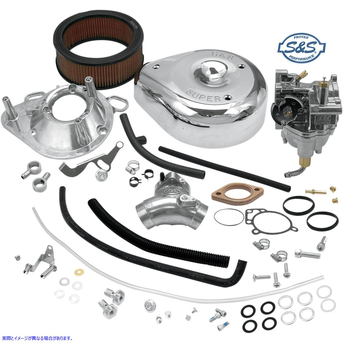 取寄せ Super EおよびG Shortyキャブレターキット エスアンドエス サイクル G Carburetor Kit for '93-'99 80 Big-Twin 11-0434 DS0434