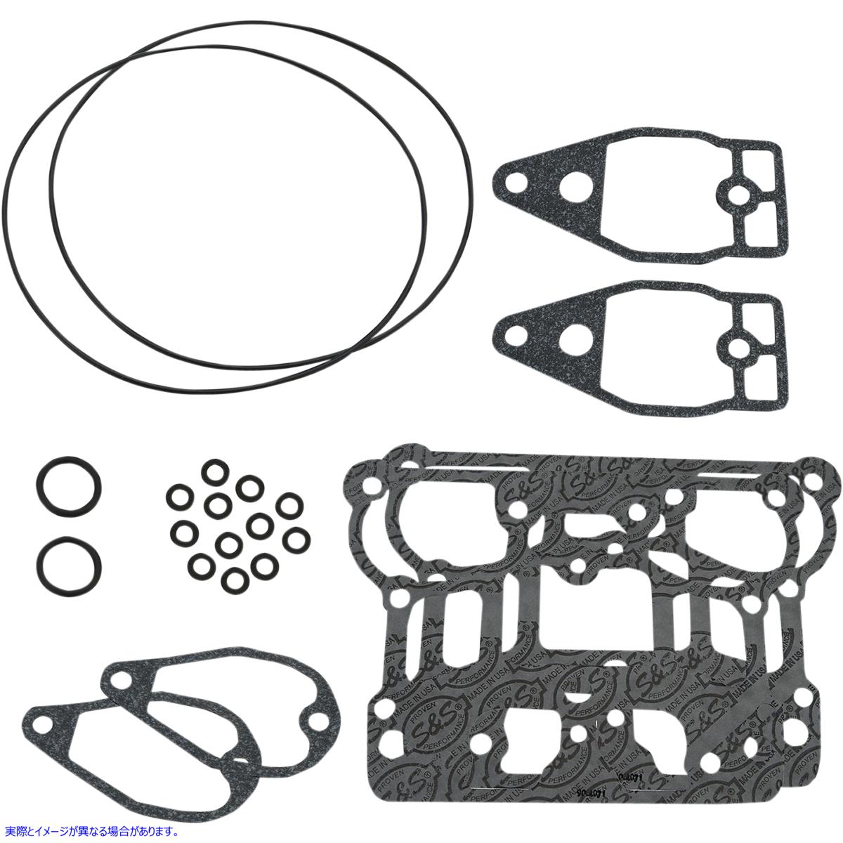 取寄せ ロッカーボックスガスケット - ビッグツイン エスアンドエス サイクル Rocker Box Gasket - Big Twin 90-4073 DS174081